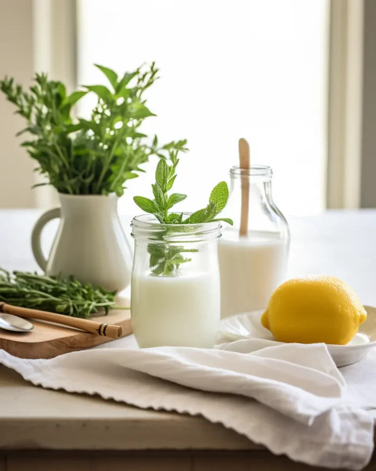Kräuter, Zitrone und Milch als Hausmittel gegen Mundgeruch